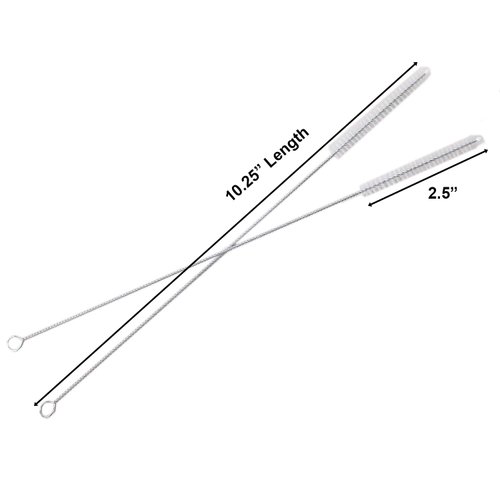 Huji Stainless Steel Straws Cleaning Brush Perfect for Reusable Tumbler Straws (Set of 2) (3)