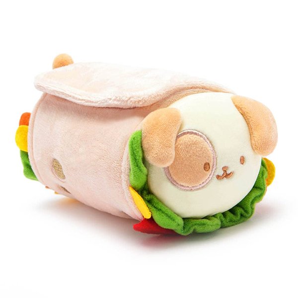 Anirollz Stuffed Animal Plush Toy - Official Roll Blanket Doll |Soft, Squishy, Warm, Cute, Comfort, Safe| Burrito Pillow with Puppy - Birthday Decorations Gift 6" Puppiroll