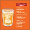 Airborne Zesty Orange Effervescent Tablets, 10 count - 1000mg of Vitamin C - Immune Support Supplement (Pack of 6)
