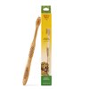 Burt's Bees for Pets Bamboo Bristle Dog Toothbrush - Naturally Derived, Ergonomic Handle, BPA Free