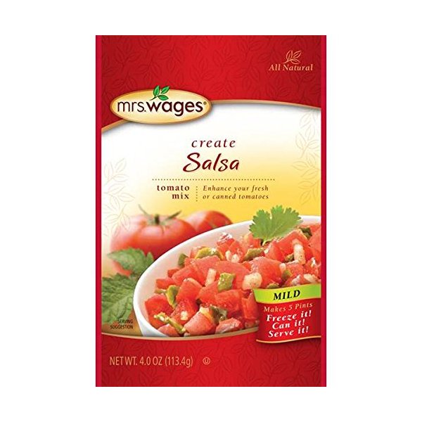 Mrs. Wages Mild Salsa Mix 4oz( 3 Pack )