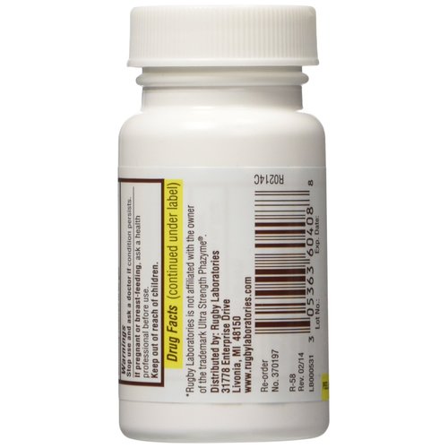 Rugby Simethicone 180mg Softgels Anti-Gas, 60 Softgels, (2 Pack)