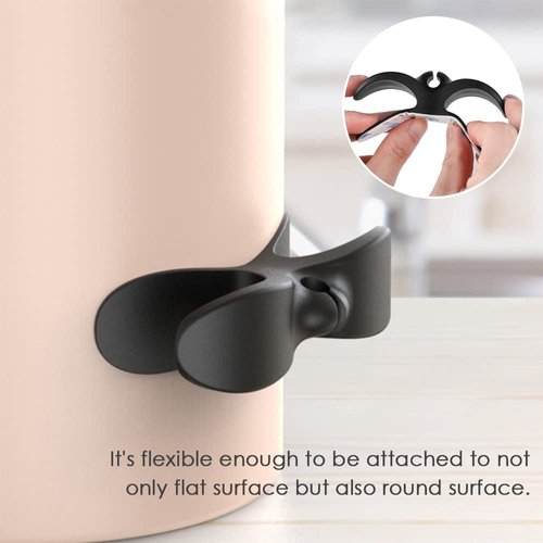 Baskiss 5 Pack Cord Organizer for Kitchen Appliances, Cord Wrap Cord Holder Cable Organizer, for Mixer, Blender, Coffee Maker, Pressure Cooker and Air Fryer (Black)