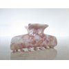 Mauve lavender and white marbled hair claw clip