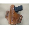 Azula OWB Leather 2 Slot Molded Pancake Belt Holster for Beretta 84/85 .380 CCW TAN RH