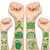 24 Sheet Motivational Mental Health Temporary Tattoos, Green Mental Health Awareness Tattoos, Inspirational Mental Health Stickers Mental Health Awareness Items for Gifting Event Rewards Lecture Party