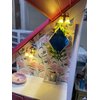 AirAds Dollhouse 1:12 Scale Dollhouse Miniature Elegant Lighting Wall lamp 2-arms LED Light Battery ON/Off Switch