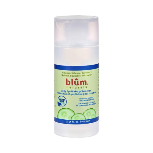 Blum Naturals Daily Eye Makeup Remover, Cucumber, 5.41 Fluid Ounce
