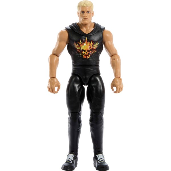 Mattel WWE Action Figure, 6-inch Collectible Cody Rhodes with 10 Articulation Points & Life-Like Look