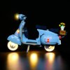 BRICKSHINING LED Lighting Compatible with Lego Vespa 125 10298, Light Kit Compatible with Lego 10298, Giving Light to Model, NOT Included The Model Set(Standard Customized Version)