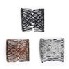 3 Pieces Magic Beaded Double Stretching Combs Beads Hair Combs Magic Elastic Hair Clips Elastic Beads Hair Clips Stretchy Hair Hairpins Double Slides Hair Combs(Black, White, Coffee)