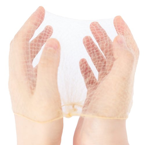 Askuang 20PCS of Blonde Hair Net Invisible Elastic Edge Mesh Stretchable Hair Nets for Women Girls Ballet Bun Food Service Sleeping Individual Package Hairnet 20" (50 cm) Blonde