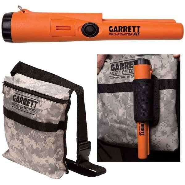 Garrett Pro Pointer AT Metal Detector Waterproof ProPointer with Garrett Camo Pouch