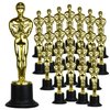 GiftExpress 24-Pack 6" Gold Award Trophy, Award Statues, Oscar Statues Trophies for Award Ceremony, Appreciation Gift (Pack of 24)