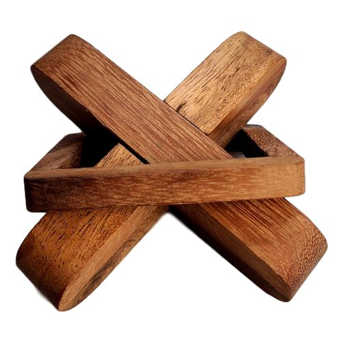 Cross Sticks - Wood Brain Teaser - Coffee Table Puzzle