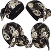 FADACHY Chemo Headwear for Women Headwear with Soft Silk Head Scarf,Floral Elastic Hair Scarf Cancer Cap Turbans Headwraps for Woman Ladies Hair Loss Summer