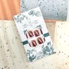 Thanksgiving Press on Nails Square Short Length Glossy Full Cover Acrylic Square False Nails with Maple Leaf Designs Artificial Autumn Leaves Fake Nails Holiday Glue ons Fingernails for Women(Y08)