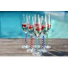 Simply Charmed Wine Glass Charms Set of 8 Silicone Drink Markers for Cocktails, Martinis, Champagne Flutes and More