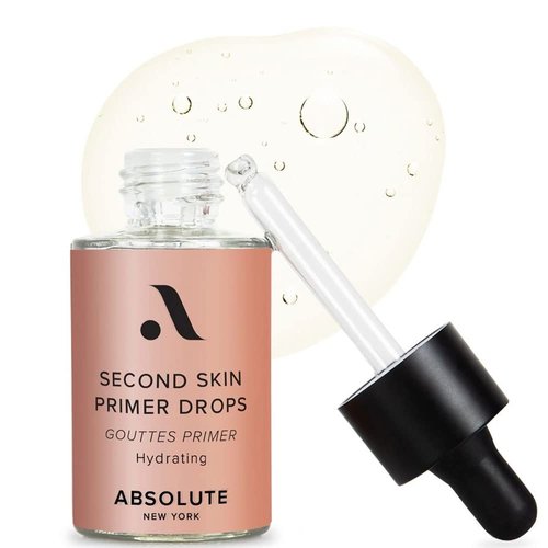 Absolute New York Hydrating Second Skin Primer Drops, Lightweight Makeup Primer for Flawless Complexion, Hydrating Formula, Pore Minimizing, Ideal for All Skin Types