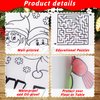 82”x 54”Christmas Giant Coloring Tablecloth Posters Washable and Reusable Crafts Activity for Kids, Xmas Huge Holiday Color-in Poster Table Cover Arts for Kids Preschool Kindergarten Classroom