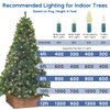 Novelty Lights 25FT 50 LED Christmas String Lights, Tree Lights Indoor Outdoor Commercial Grade LED Mini Light Set With 40,000 Hours Rating, Christmas Lights Christmas Tree Lights (Warm White)