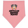 inktastic Dog Australian Shepherd Squad Baby Bandana Bib Mauve and Natural 395f7