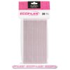 ForPro Professional Collection ECOFILES, Eco-Friendly Manicure and Pedicure Foam Board Nail File, 80/100 Grit, Pink, 20-Count