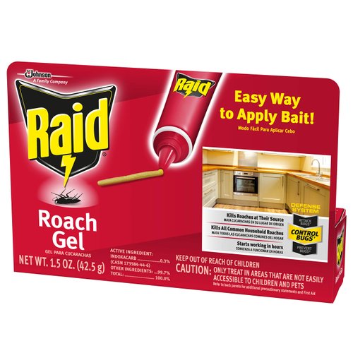 Raid Roach Gel, Roach Killer, 1.5 oz.