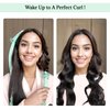 BABYSHEEP Satin Heatless Curling Set - Overnight Hair Curlers, Heatless Hair Curler, Heatless Curling Rod Headband, No Heat Soft Curler to Sleep in for Long Hair and Medium Hair - Green
