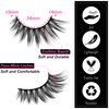 SYlashes False Eyelashes 16mm Faux Mink Lashes Fluffy Cat Eye Lashes Soft Wispy Crossed Luxury Volume Fake Lashes 10 Pairs Pack