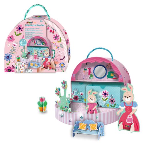 Craft Box for Kids Creative Arts and Crafts for Kids Ages 3+ Toddler Crafts Kit Supplies Little Hands' Play Box No Mess Arts Gift for Girls & Boys Miss Bunny's Home