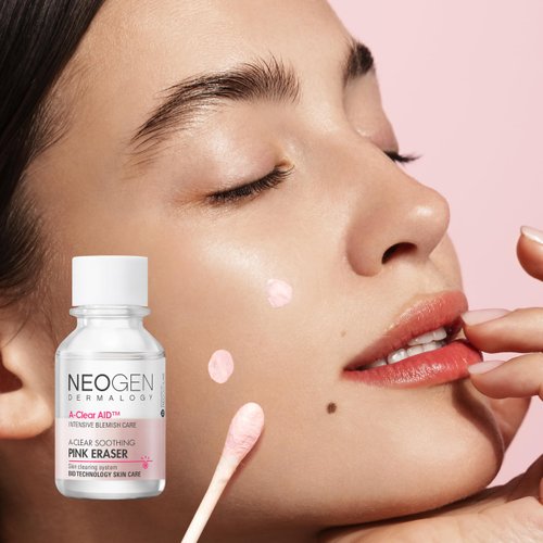DERMALOGY by NEOGENLAB ACNE TREATMENT A-CLEAR SOOTHING ACNE CARE (PINK ERASER)