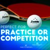 Franklin Sports Ping Pong Balls - 3 Star Official Size + Weight 40mm Table Tennis Balls - Three Star Professional Ping Pong Balls - Durable High Performance Balls - White - 6 Pack