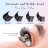 DF Eyelash Extension Easy Fan Volume Lashes 0.05mm D Cur 8-15mm Volume Lash Extensions Rapid Blooming Self Fanning Dream Flower Lash Extension