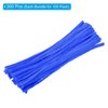 PATIKIL 30CM/12Inch Pipe Cleaners, 300 Pack Flexible Chenille Stems for DIY Art Creative Crafts Party Decorations Handicrafts Handwork, Blue