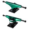 Core Skateboard Trucks 5.25 (8.0") Anodized Green/Black Base, Premium Bushings