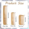 3 Pcs Wooden Comb, Fine Tooth Combs for Women, Anti-Static Wood Combs for Men, Natural Bamboo Comb, Family of Hair Comb Set for Straight Hair, Curly Hair, Beard