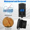 2 Pcs 12V USB Outlet, Rocker Switch 55W PD Type-C Charger Socket & 36W Quick Charge 3.0 USB Adapter, 12V Socket with LED Digital Voltmeter Waterproof for Car Boat Marine Vehicle Truck Golf Cart RV