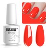 Vishine Gelpolish Professional Lacquer Color Soak Off UV LED Gel Nail Polish Manicure Orangered(1475)