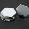 Value Pack of 15 - Dry Erase - Reusable - Blank 2" Hexagon Hex Board Game Chits Tiles Counters Markers DIY D&D