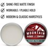 Rocky Mountain Barber Company Hair Paste for Men - Hair Styling Paste with Pliable Light-Firm Hold for All Hair Styles, Shine-Free Matte Finish - Easy to Wash Out, 2 oz