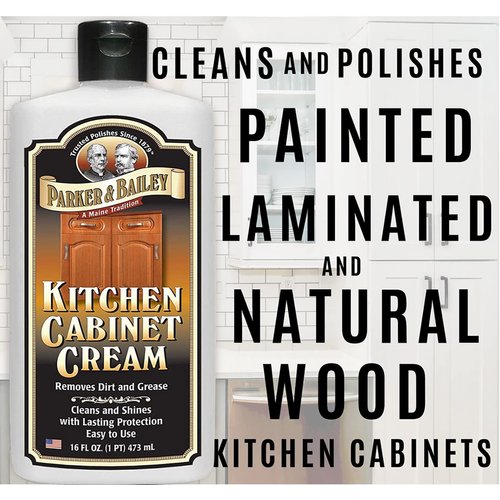 Parker and Bailey Kitchen Cabinet Cream-Wood Cleaner-Grease Remover 16 oz (1)