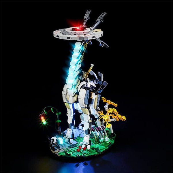 Northlovf Led Light Kit for Lego Horizon Forbidden West:Tallneck 76989 Building Set, USB Power Supply or Battery Box Power Supply, Compatible with Lego 76989 (Lights Only, No Models)