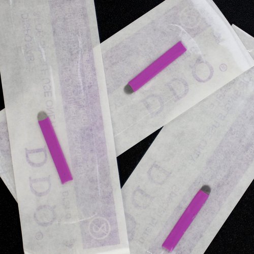 50pcs Purple Microblading blades Nano U shape 0.16mm Semi Permanent Makeup Eyebrow Tattoo needles (16U)