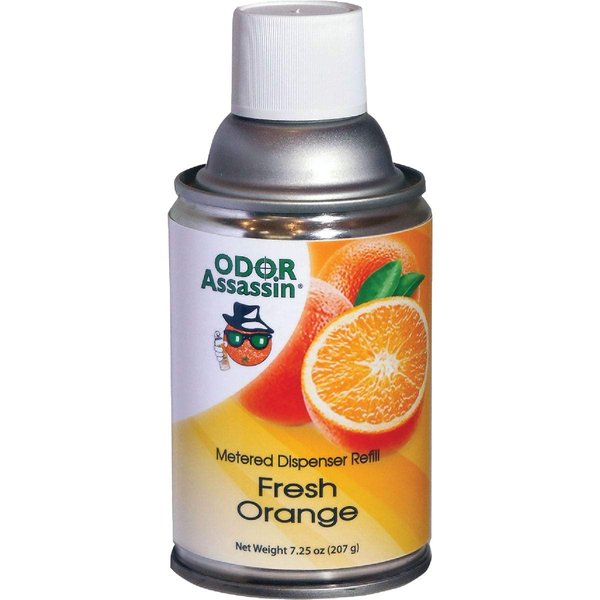 Odor Assassin Air Freshener Metered Dispenser Refill, Fresh Orange