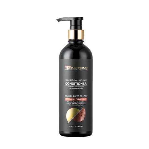 Perfect Tranzitions All Natural Conditioner For Dry Damaged Hairs - Nourishing & Moisturizing Conditioner with Argan, Tea Tree, Jojoba & Coconut Oil Organic Conditioner For Women & Men 16.6 Fl oz