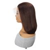 SEXAY Brown Front Bob Wig Human Hair 13x4 HD Lace Front Wig 100% Unprocessed Brazilian Virgin Human Hair #4 Bob Wigs Pre Plucked Natural Hairline with Baby Hair Brown Color Bob for Women(8")