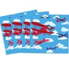 Airplane Party Paper Napkins 60pcs Airplane Party Decorations Airplane Aircraft Disposable Paper Napkins for Aviation Theme Boys Baby Shower 1st 2nd 3rd 4th Birthday Party Supplies Decorations