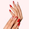 Gellen Bright Red Gel Nail Polish, 18ml 0.61oz Vibrant Rose Red Gel Polish Soak Off No Wipe UV Gel for Manicure Art Valentine's Day Salon Home
