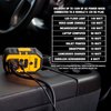 DEWALT DXAEPI140 Power Inverter 140W Car Converter: 12V DC to 120V AC Power Outlet with Dual 3.1A USB Ports